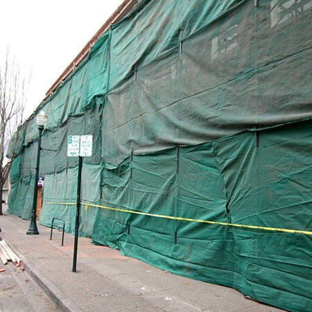 Cotton canvas tarpaulin for construction sites