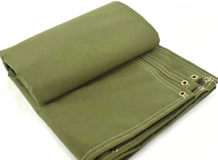 Cotton-canvas tarpaulins