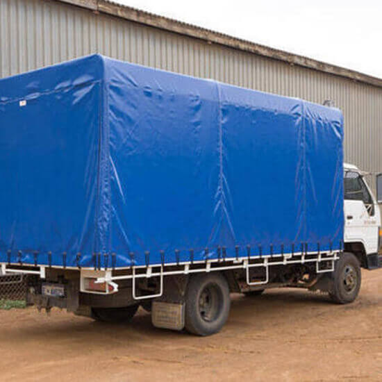 PE tarpaulins to protect goods from dust