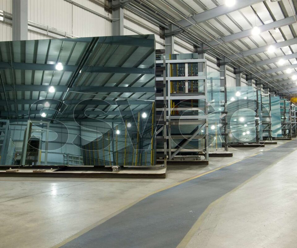 Custom Fabricated Grommet Tarp Protects Glass