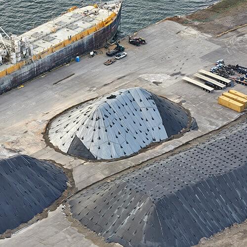 Raw material cover work sample by Shah Shivji Valji & Co.